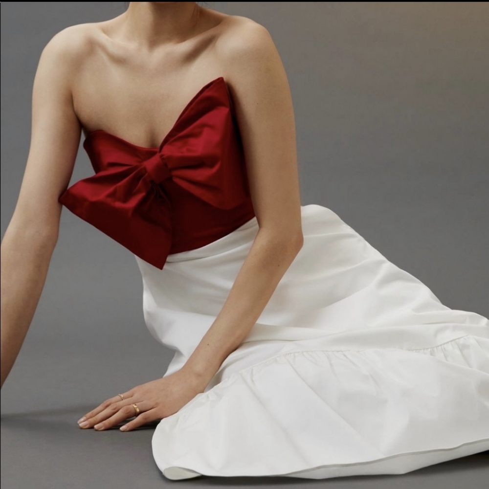 Anthropologie HUTCH BOW-TIE MAXI DRESS - NWT